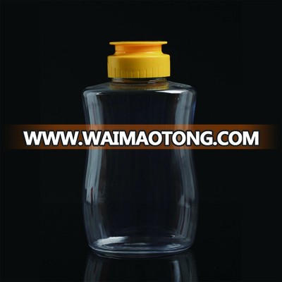 PET plastic silicone portable bee honey bottle