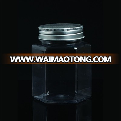 500g Wide Mouth Bottle Series Plastic Jar Six-row Bottle